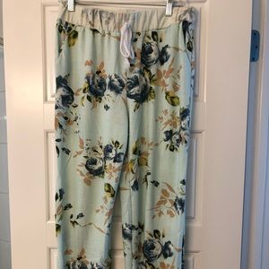 Flower jogger sweats